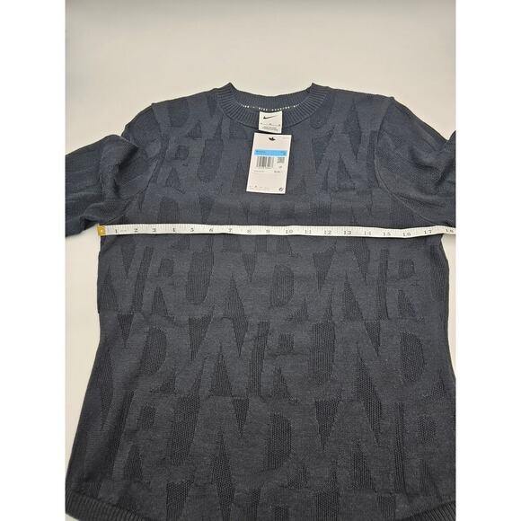 Nike Running Division Women's M Black Knit Running Wool Blend Mid Layer NWT - Picture 6 of 8